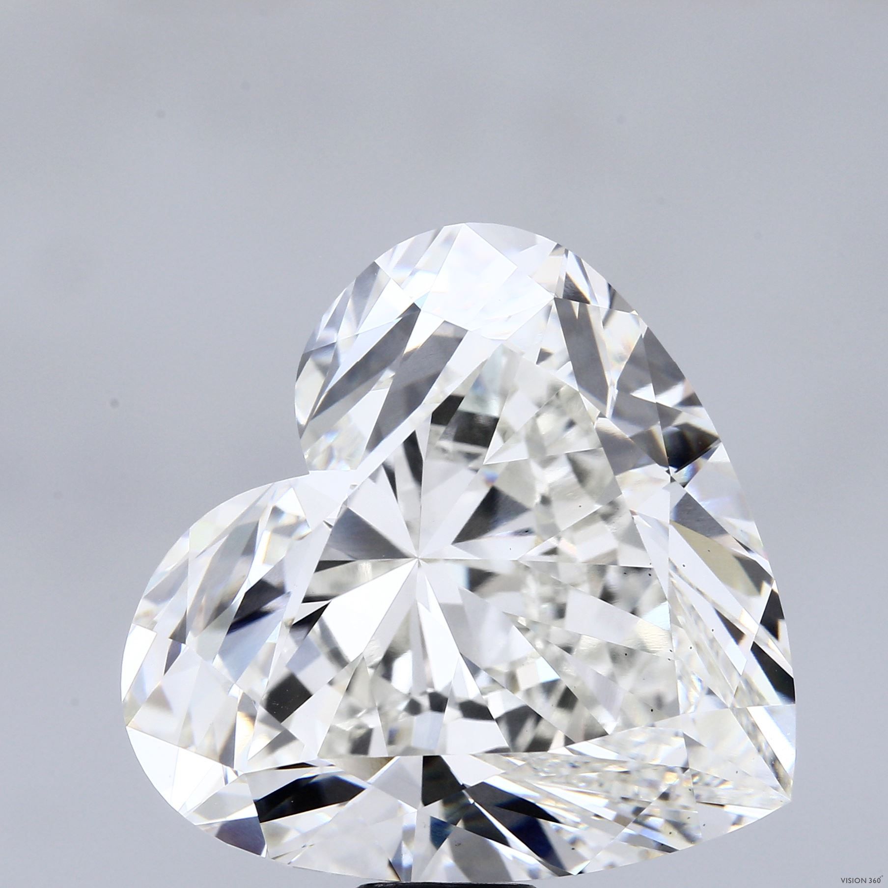 32.43 ct. heart Lab Grown Diamond front image