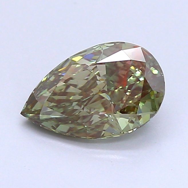 1.09 CT Fancy Intense Green PEAR