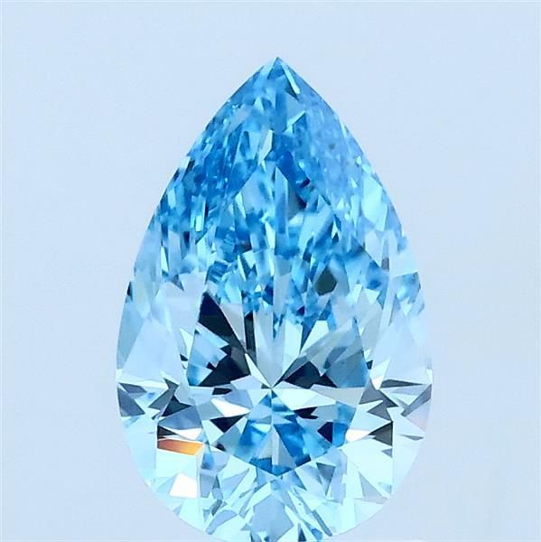 1.03 CT Fancy Vivid Blue PEAR