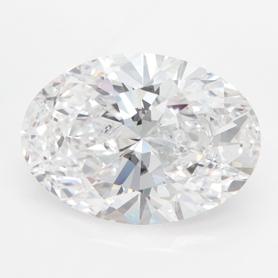 3.09 ct. oval Lab Grown Diamond front image