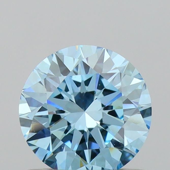 0.65 CT Fancy Vivid Blue ROUND