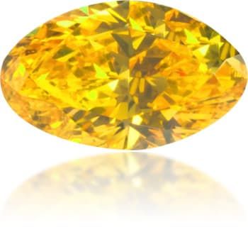 Diament 0.28 ct Fancy Vivid Orange/SI2