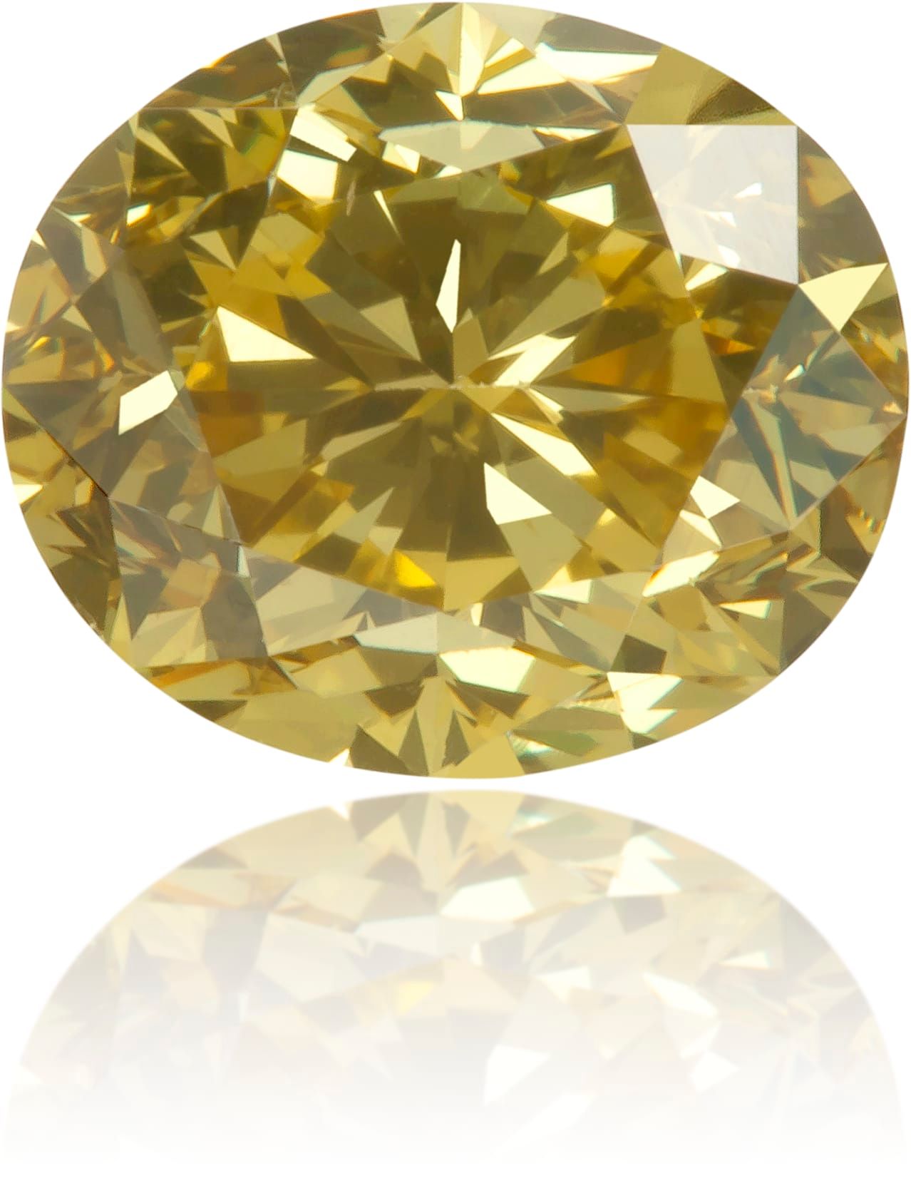 Diament 1.01 ct Fancy Deep Yellow/SI1