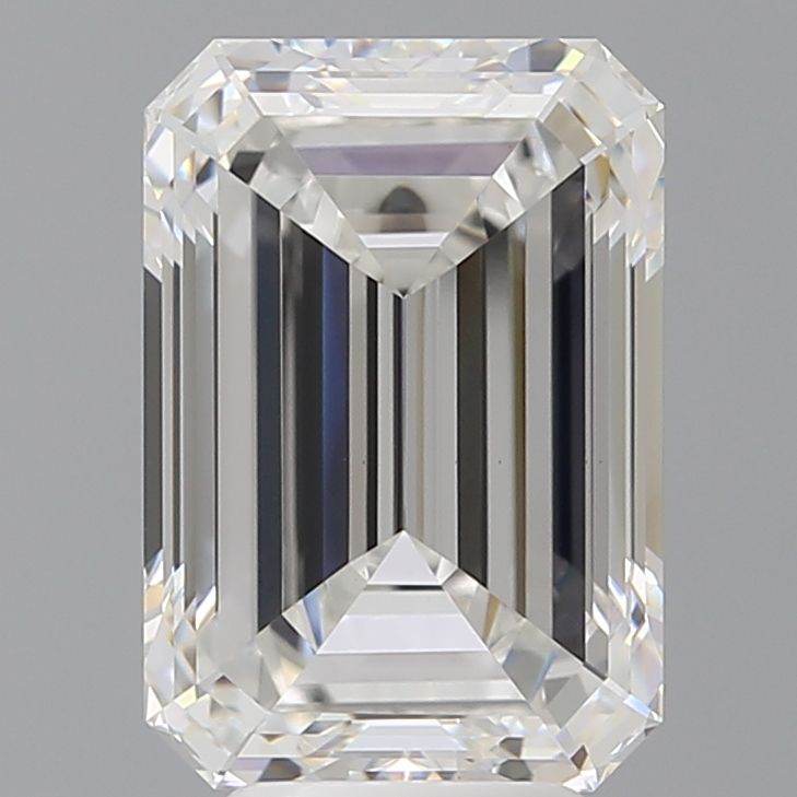 5.58 ct. emerald Lab Grown Diamond front image