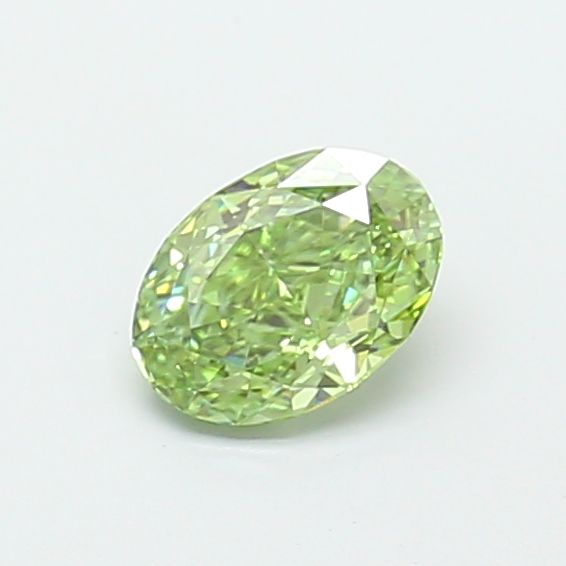 1.02 CT Fancy Vivid Green OVAL