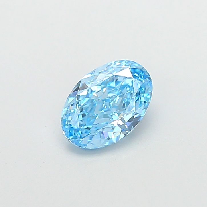 1.25 CT Fancy Vivid Blue OVAL