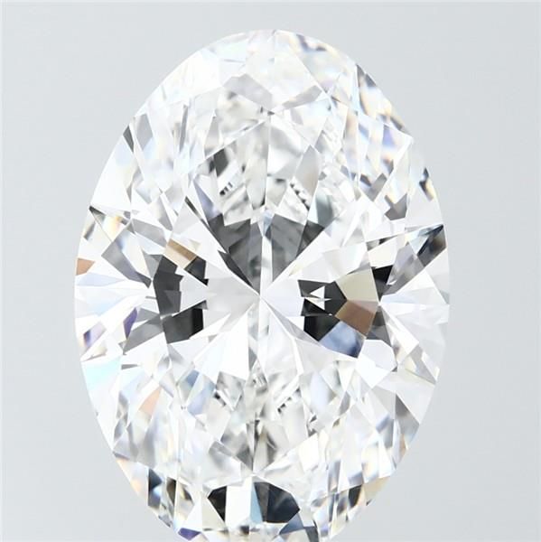 6.09 ct. oval Lab Grown Diamond front image