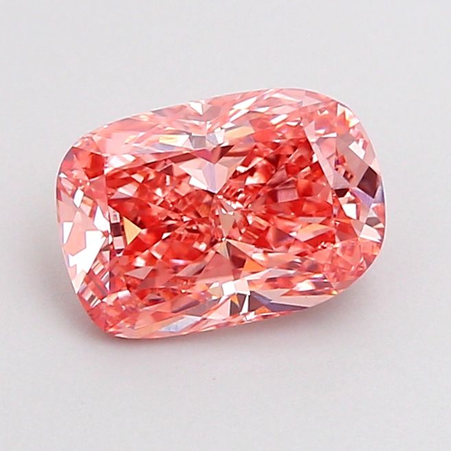 1.0 CT Fancy Vivid Pink CUSHION MODIFIED