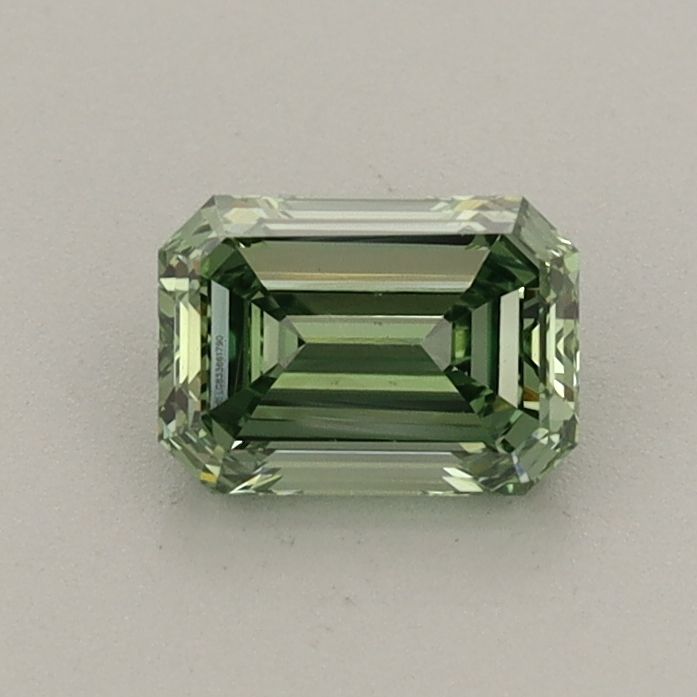 0.63 CT Fancy Vivid Green EMERALD