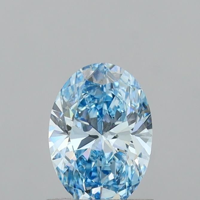 1.04 CT Fancy Vivid Blue OVAL