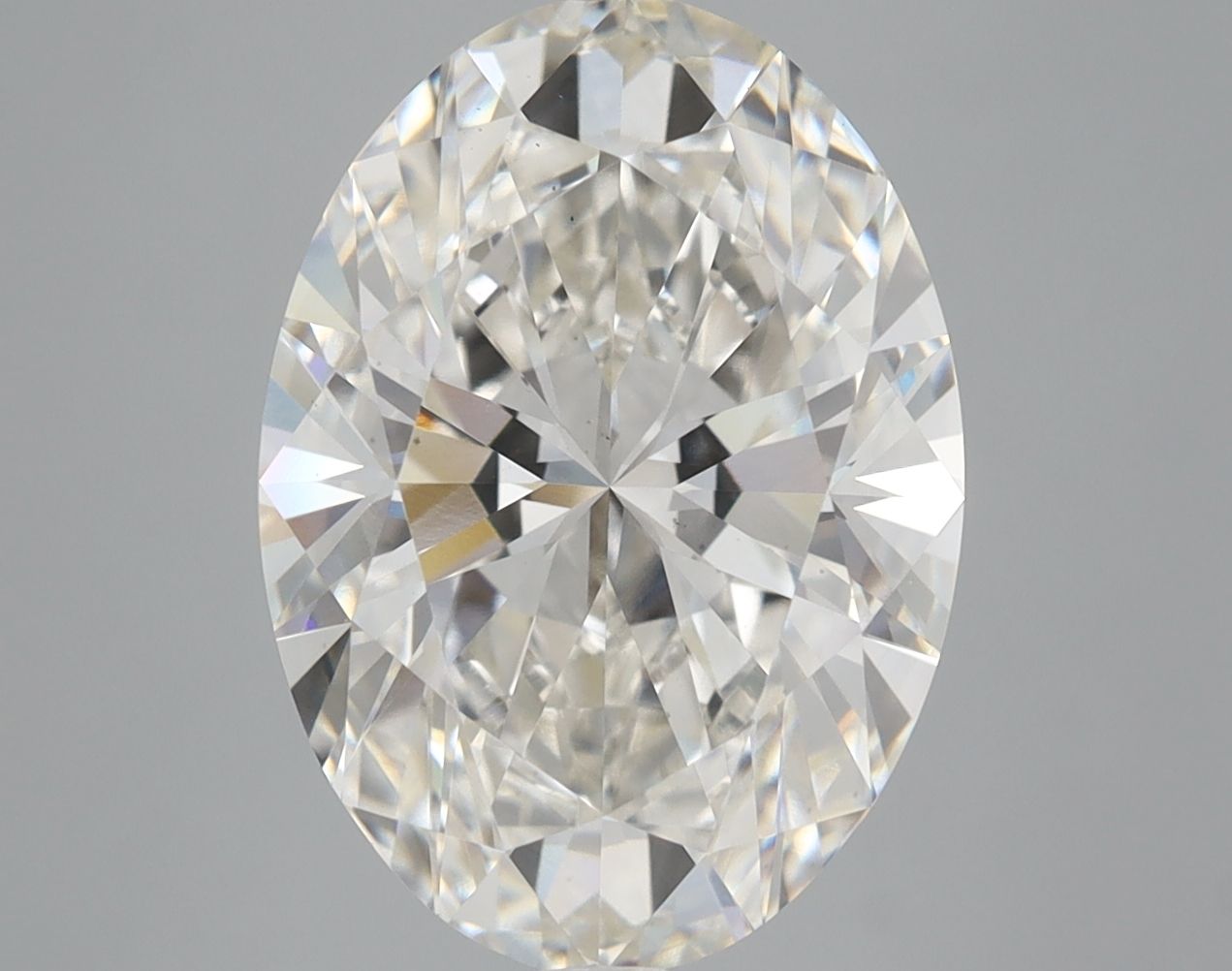 5.68 ct. oval Lab Grown Diamond front image