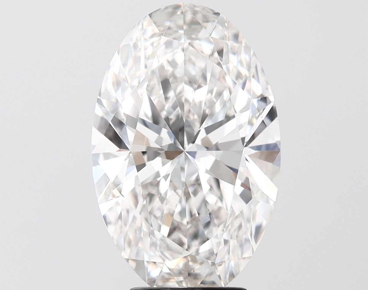 5.01 ct. oval Lab Grown Diamond front image