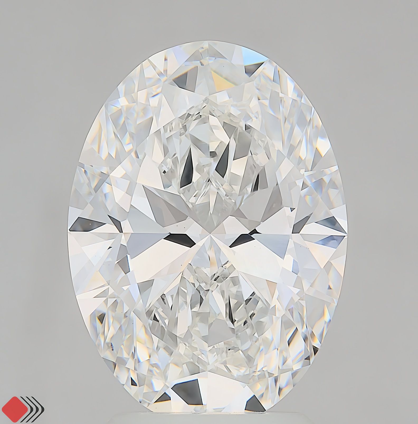 3.01 ct. oval Lab Grown Diamond front image
