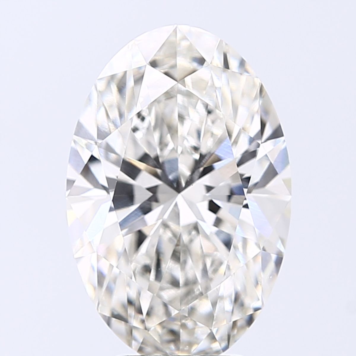 5.01 ct. oval Lab Grown Diamond front image