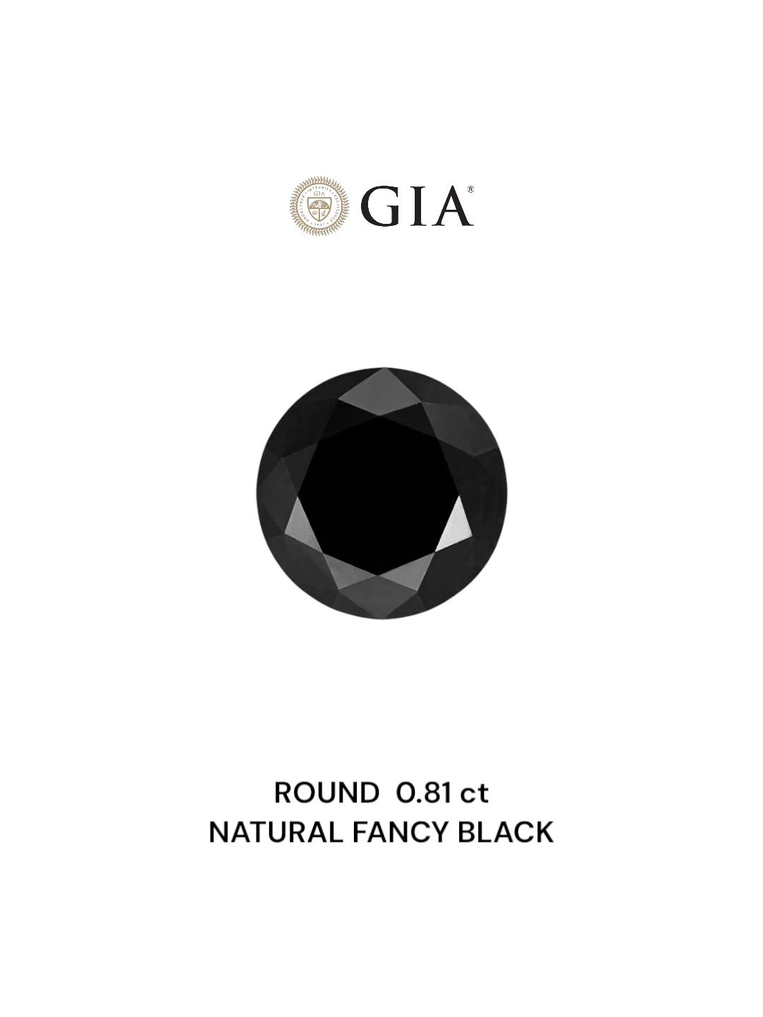 0.81 ct Round diamond
