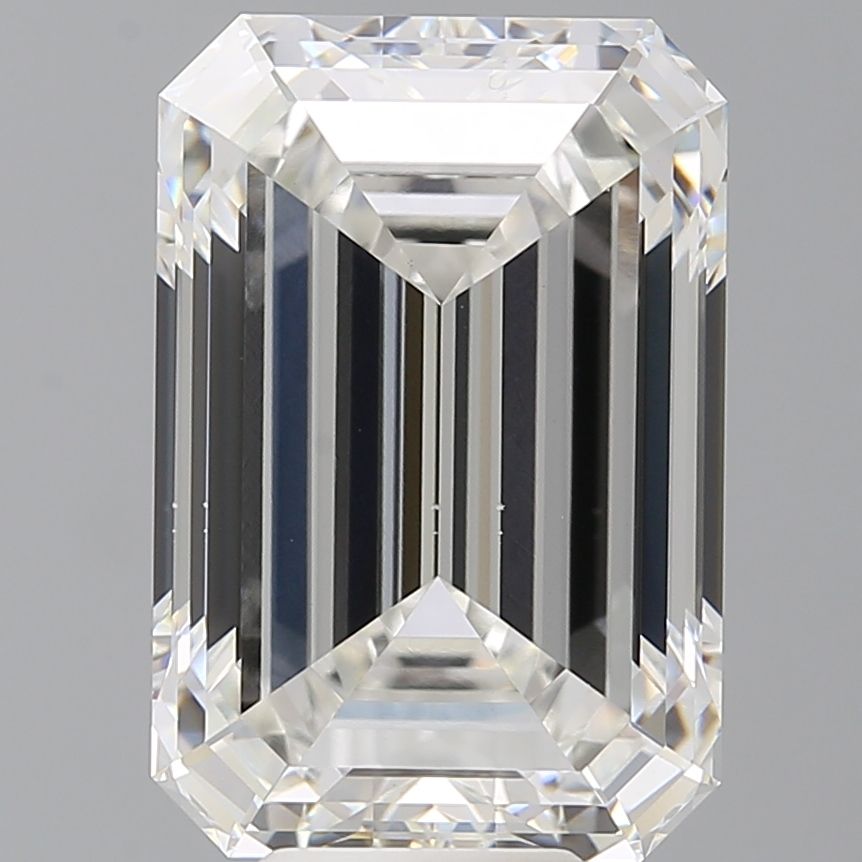 9.58 ct. emerald Lab Grown Diamond front image
