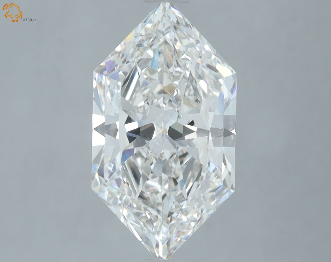 3.18 ct lab-grown Hexagonal Diamond