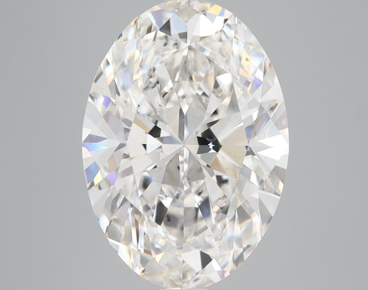 5.24 ct. oval Lab Grown Diamond front image