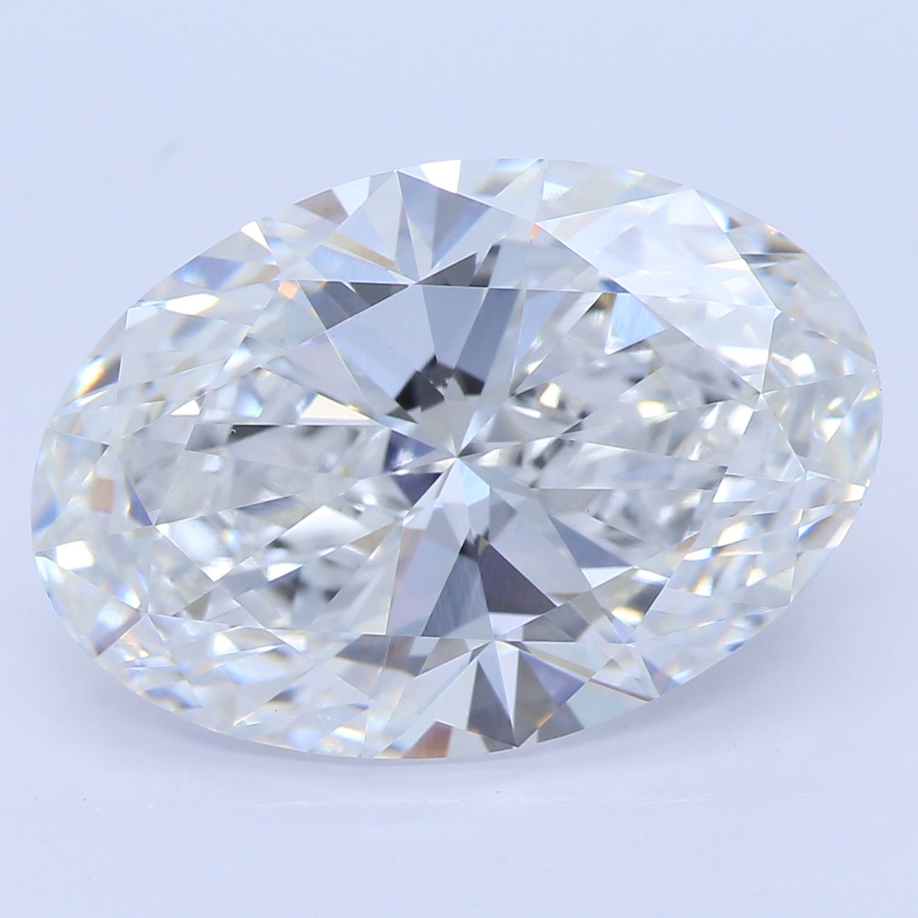 5.01 ct. oval Lab Grown Diamond front image