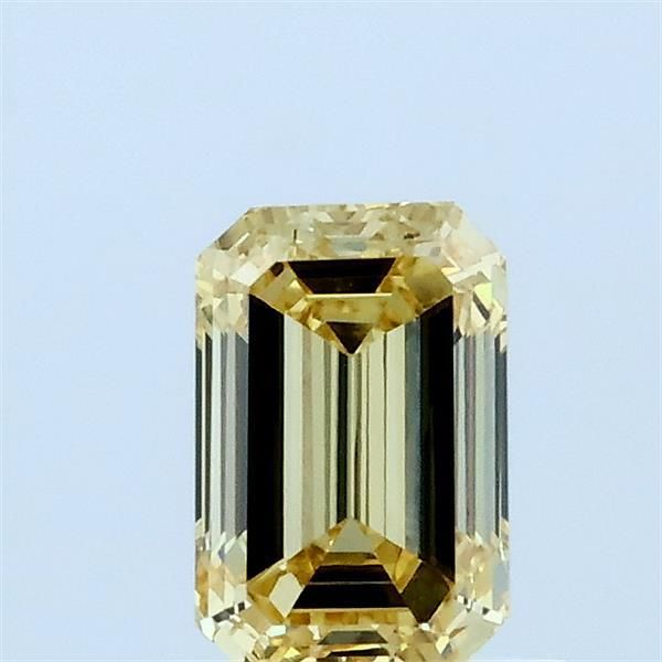 0.73 CT Fancy Yellow EMERALD