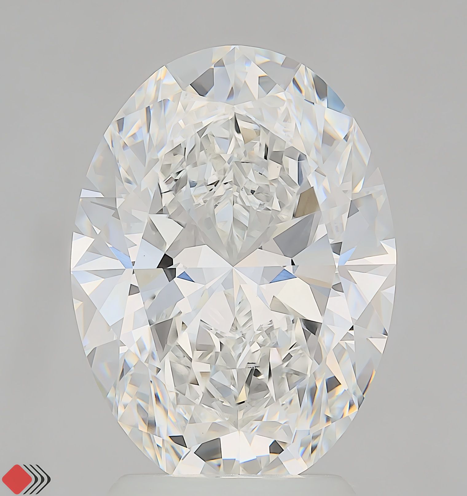 3.07 ct. oval Lab Grown Diamond front image