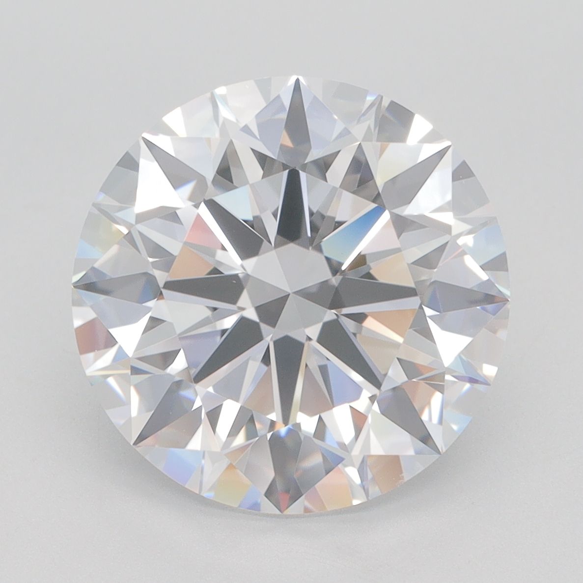 6.05 ct. round Lab Grown Diamond front image