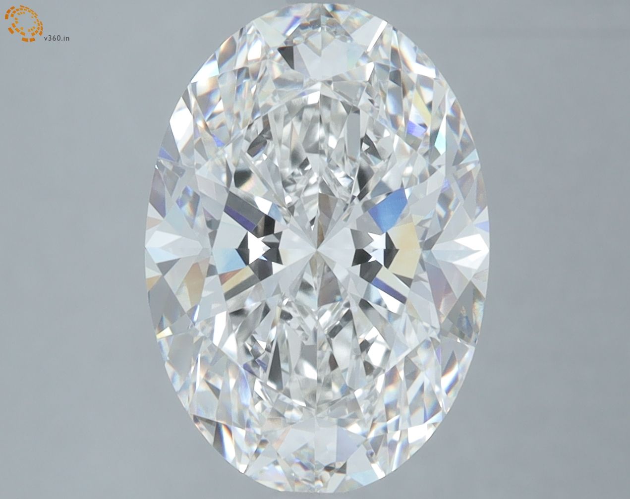 5.01 ct. oval Lab Grown Diamond front image
