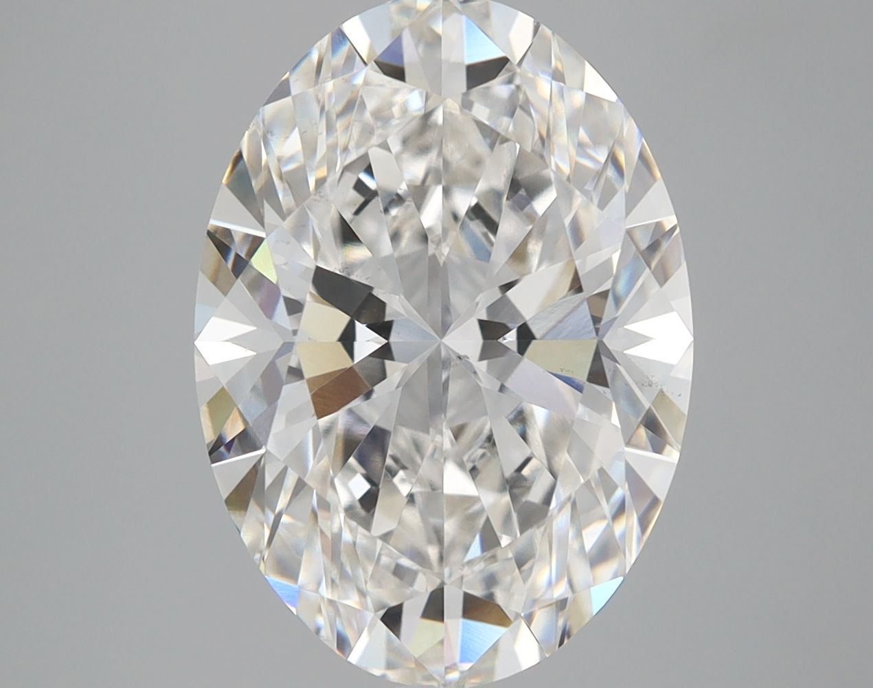 5.69 ct. oval Lab Grown Diamond front image