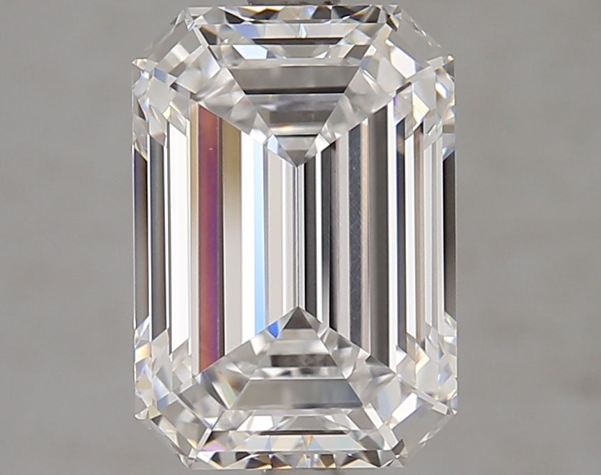 Diamant Émeraude 4.02 ct - Couleur D - Pureté VVS2