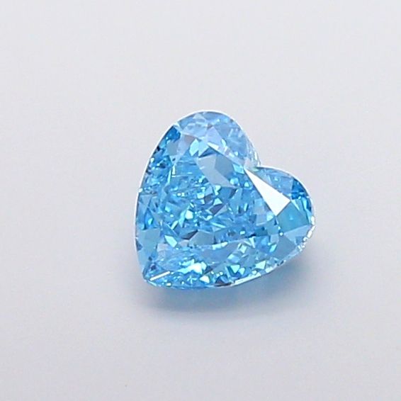 1.06 CT Fancy Vivid Blue HEART
