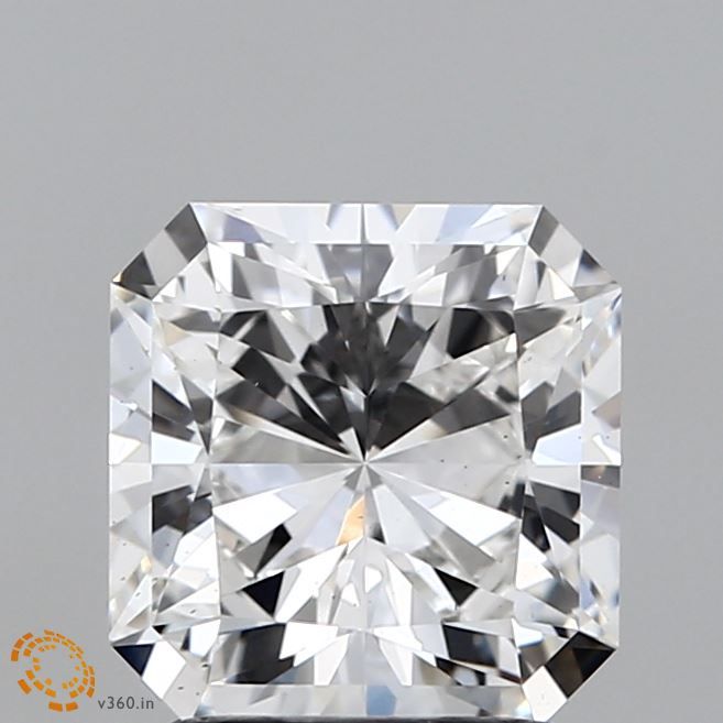 2.04 ct Square Radiant diamond