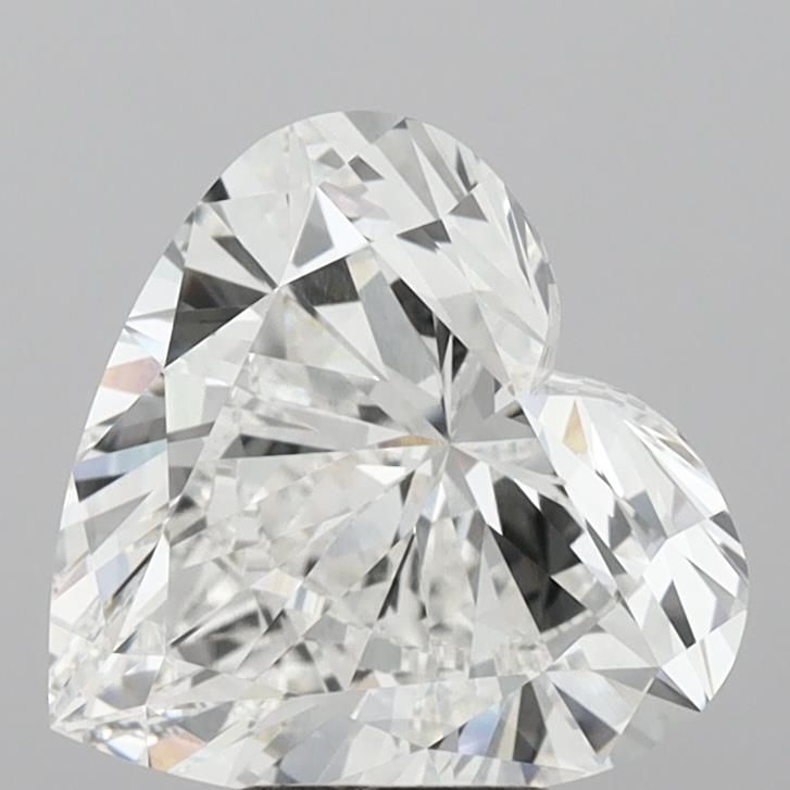 5.55 ct. heart Lab Grown Diamond front image