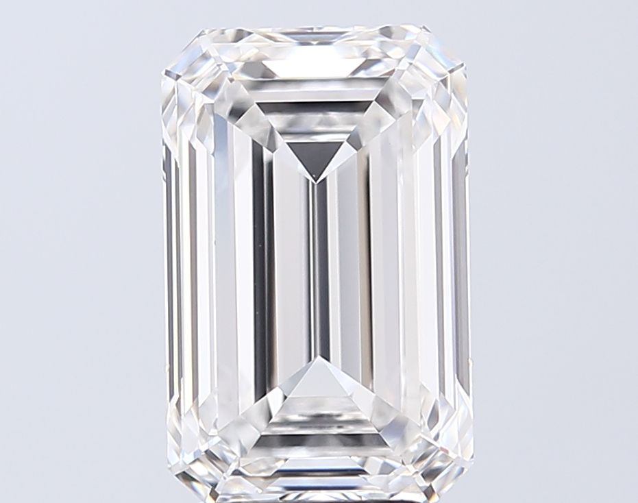 5.51 ct. emerald Lab Grown Diamond front image