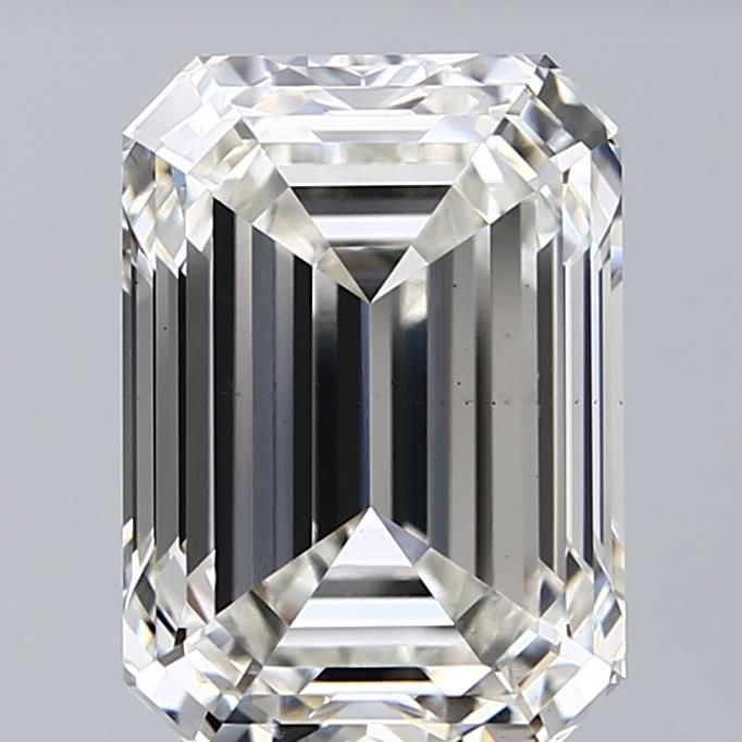 5.30 ct. emerald Lab Grown Diamond front image