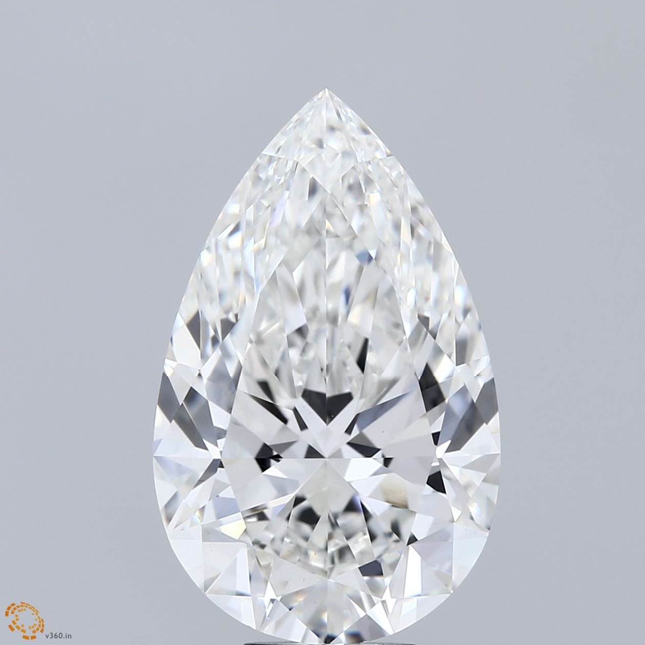 8.06 ct. pear Lab Grown Diamond front image