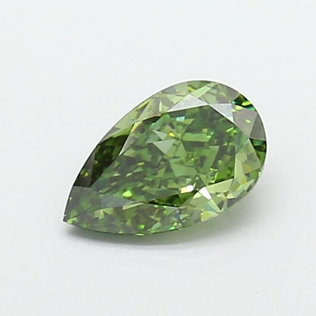 1.27 CT Fancy Vivid Green PEAR