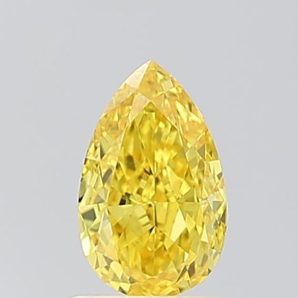 1.01 CT Fancy Vivid Yellow PEAR