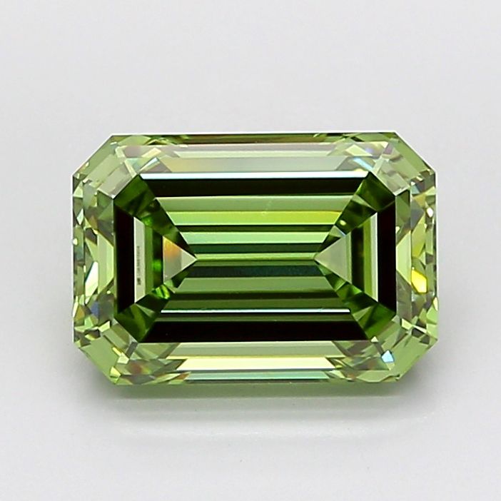 4.10 ct. emerald Lab Grown Diamond front image