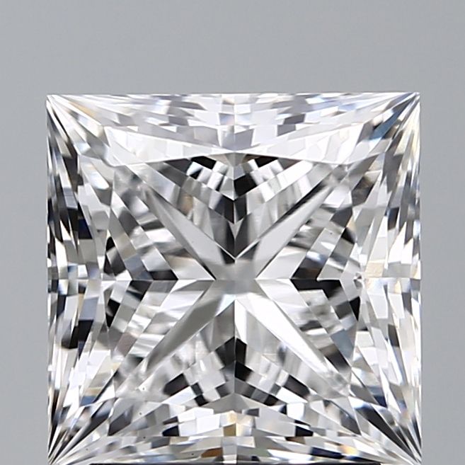 2.58 ct. princess Lab Grown Diamond front image