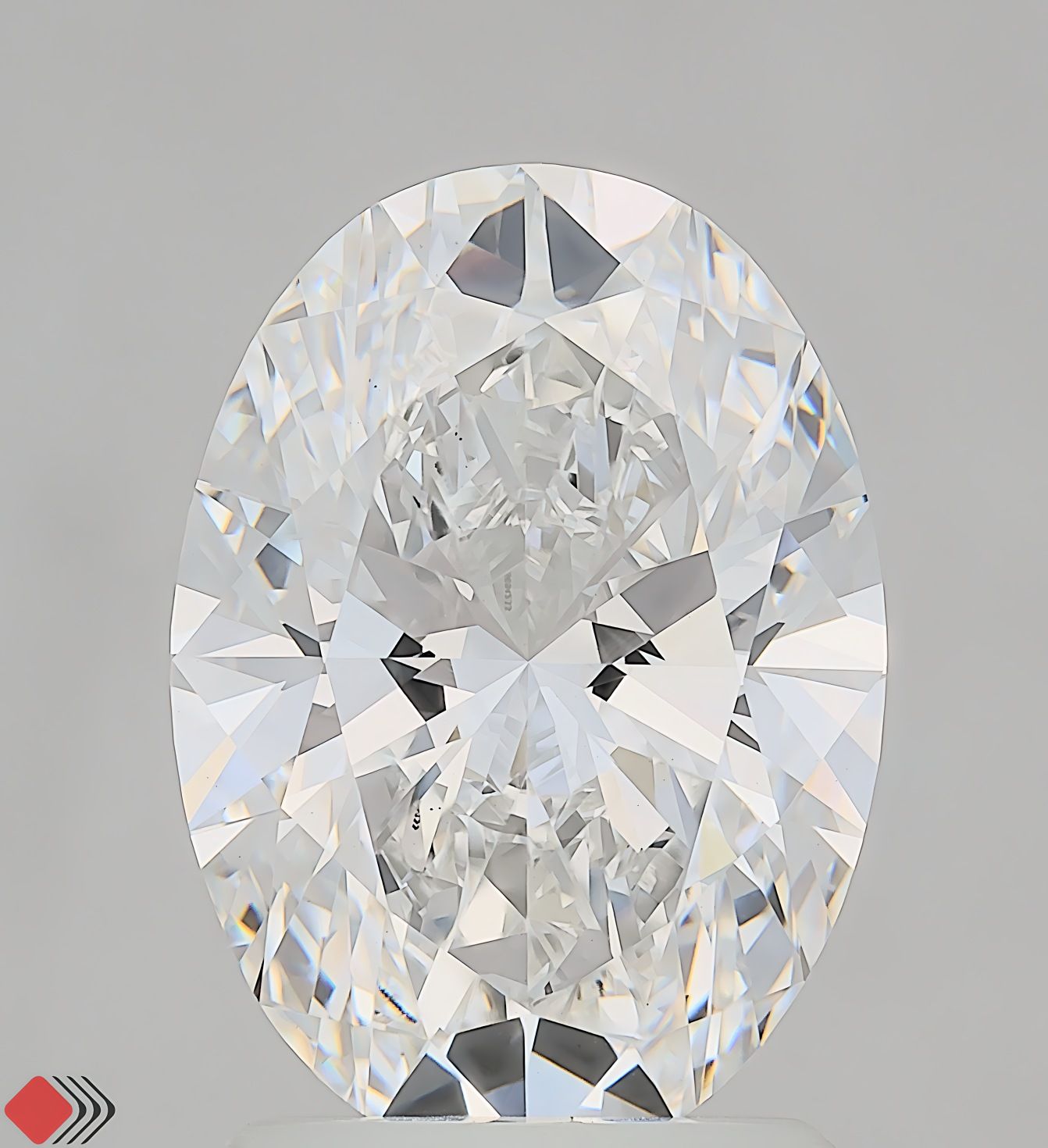 2.08 ct. oval Lab Grown Diamond front image