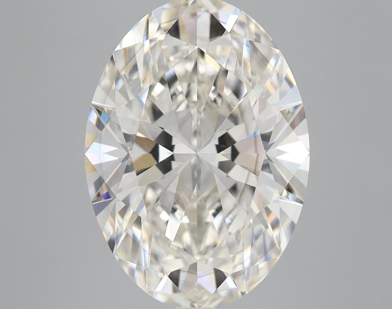 6.01 ct. oval Lab Grown Diamond front image