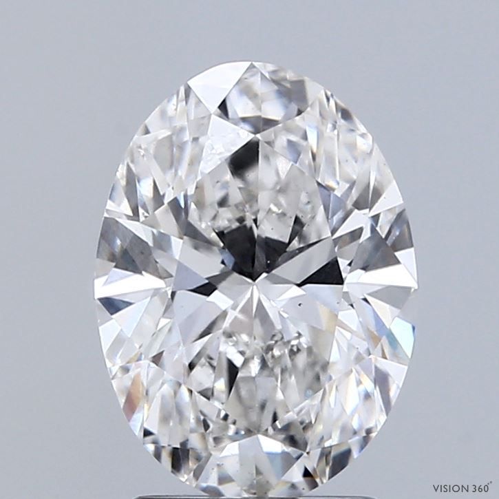 2.08 ct. oval Lab Grown Diamond front image