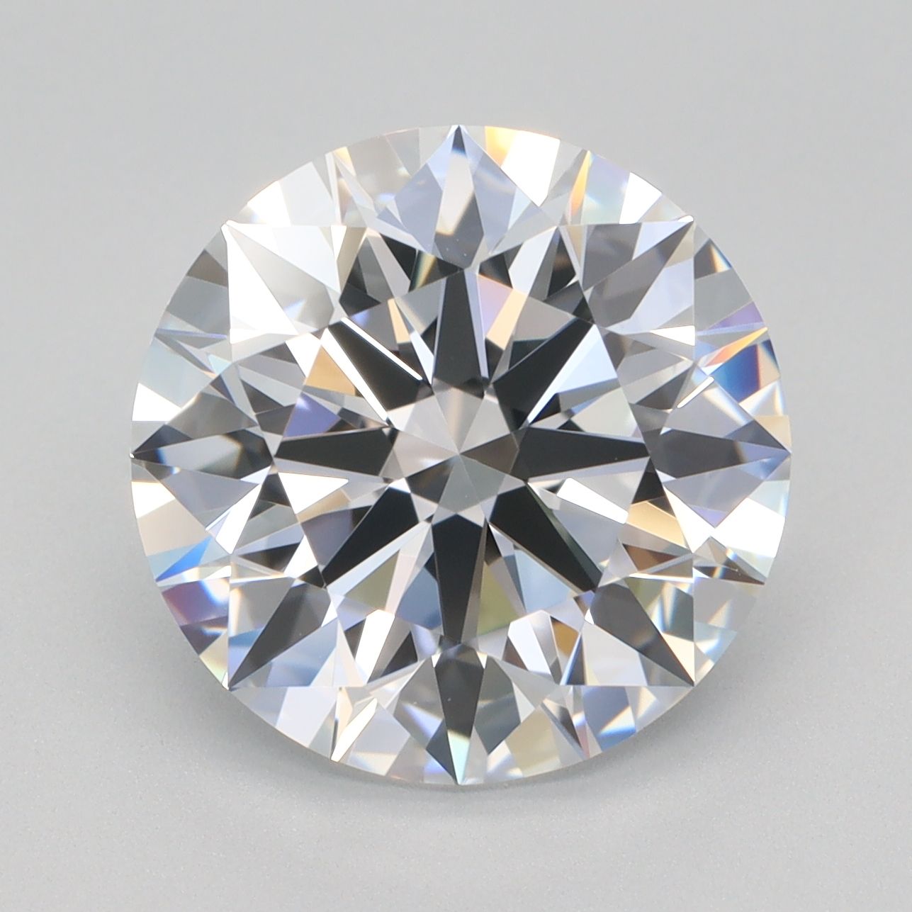 Diamant Rond 4.16 ct - Couleur D - Pureté VVS2