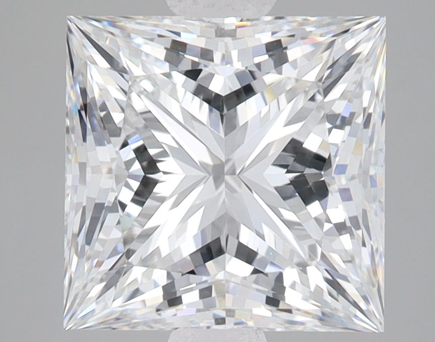 4.08 ct. princess Lab Grown Diamond front image