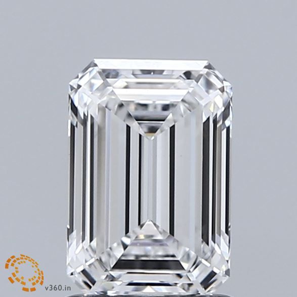 1.35 ct. emerald Lab Grown Diamond front image