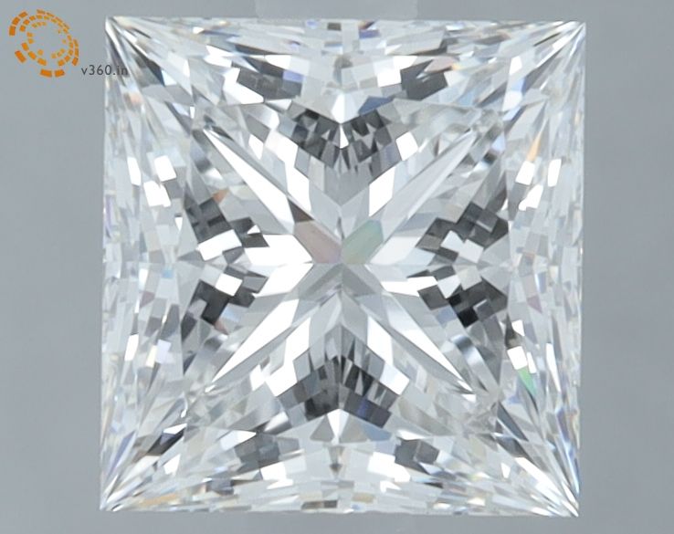 1.54 ct. princess Lab Grown Diamond front image