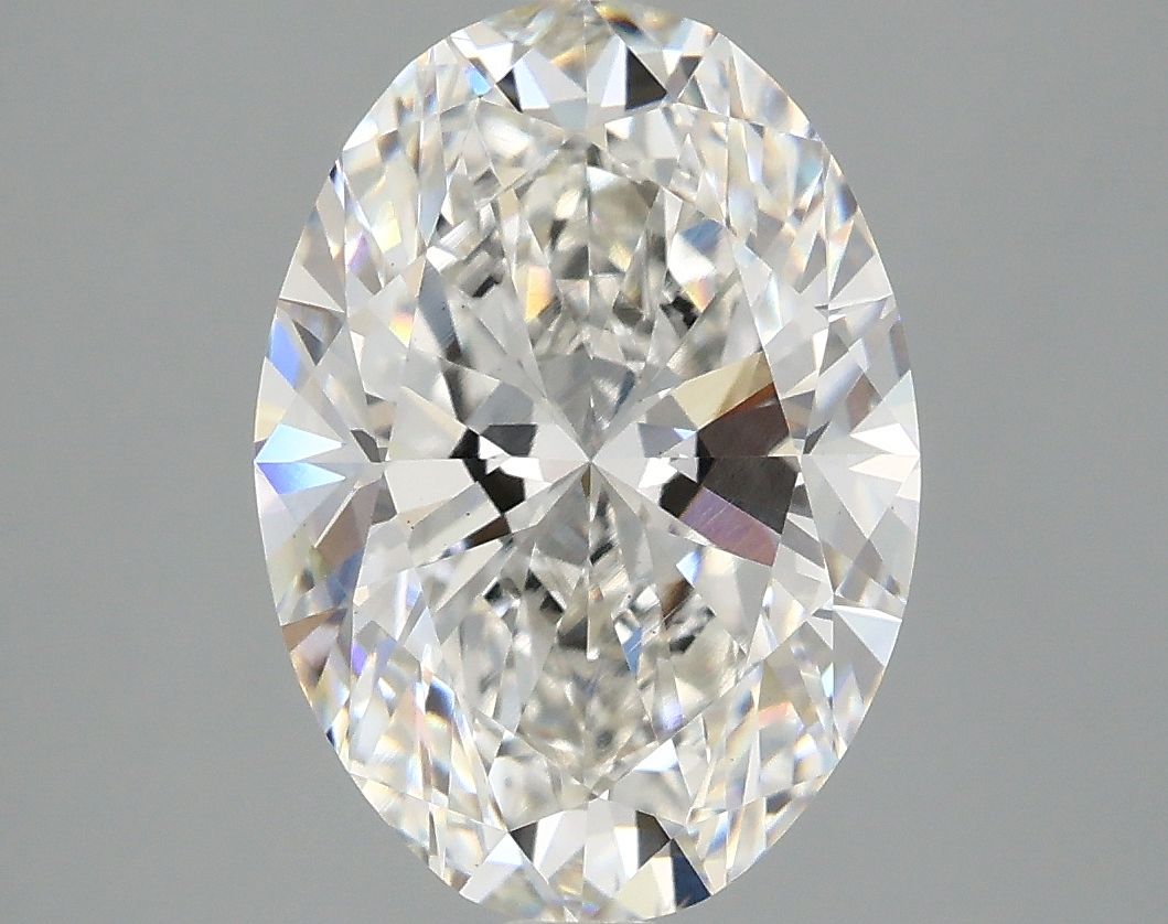 3.92 ct. oval Lab Grown Diamond front image