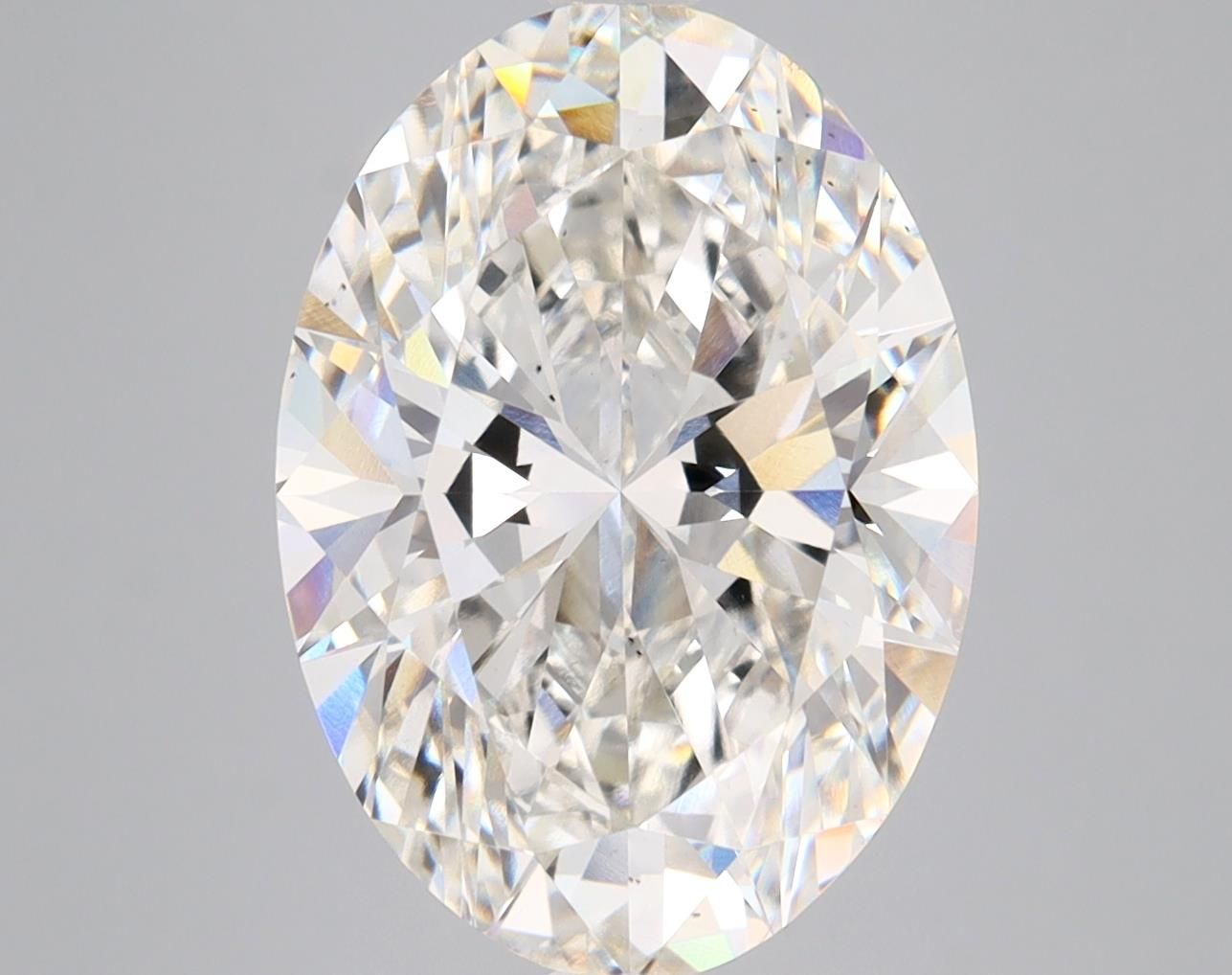 5.57 ct. oval Lab Grown Diamond front image