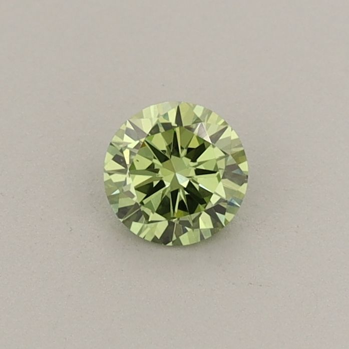 0.23 CT Fancy Vivid Green ROUND