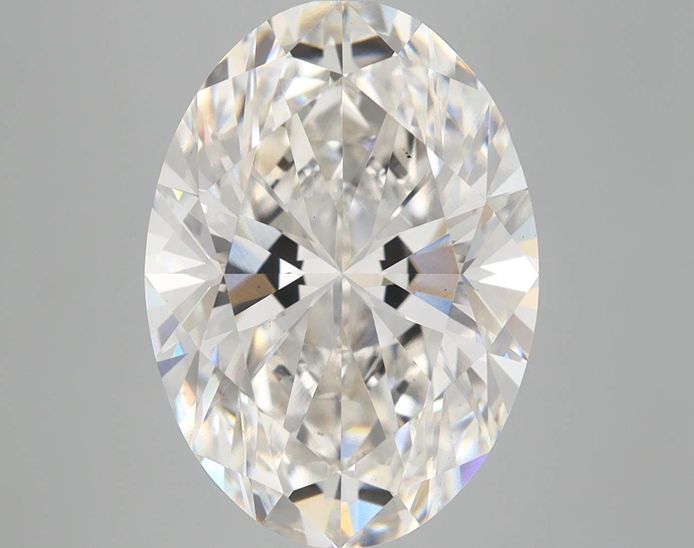 7.17 ct. oval Lab Grown Diamond front image